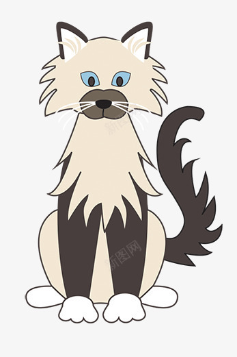 毛绒猫咪png免抠素材_新图网 https://ixintu.com 小猫 流浪猫 贴纸 野猫