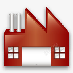 工业厂房图标png_新图网 https://ixintu.com 厂房 工厂 房屋