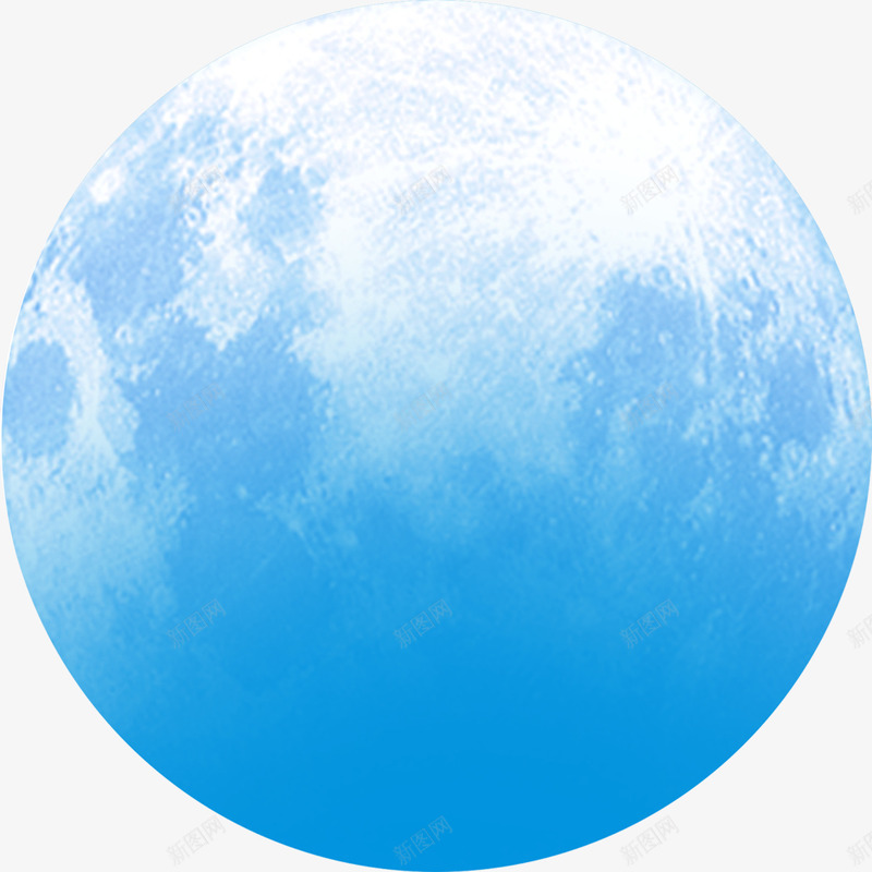 蓝色星球背景七夕情人节png免抠素材_新图网 https://ixintu.com 七夕 情人节 星球 背景 蓝色