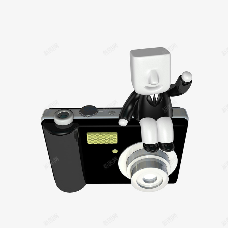 三维立体相机png免抠素材_新图网 https://ixintu.com 三维 相机 科技