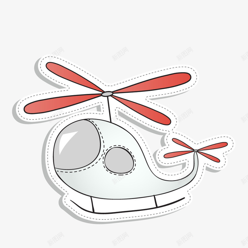 手绘卡通直升机png免抠素材_新图网 https://ixintu.com 交通 儿童剪纸 儿童画 卡通直升机 卡通飞机 可爱飞机 旅游 虚线 贴纸六一 飞机插画 飞机贴纸