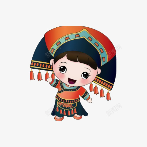 卡通彝族服饰头饰女生形象插png免抠素材_新图网 https://ixintu.com 你好 卡通 卡通彝族服饰头饰女生形象设计插画免抠免费下载 头饰 女生 彝族 彝族服饰 彝族风光 形象 招手 插画 服饰 美女 设计