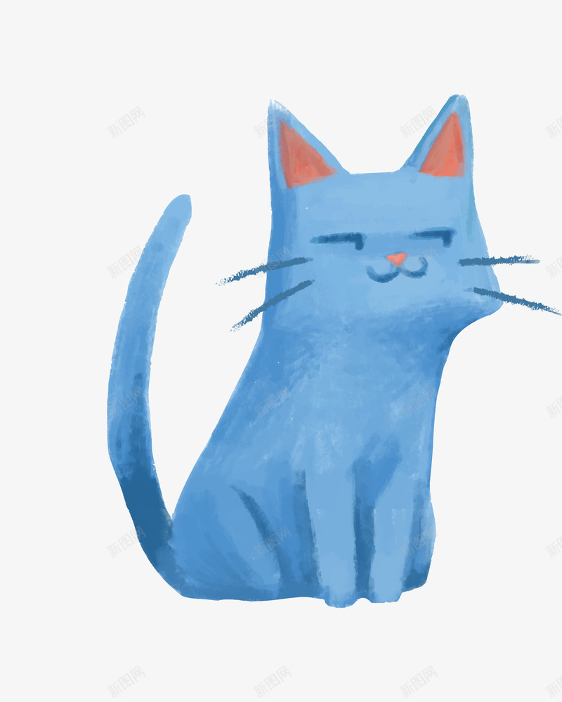手绘水彩逼真小猫矢量图eps免抠素材_新图网 https://ixintu.com 小猫 小猫png 手绘小猫 水彩小猫 矢量小猫 逼真小猫 矢量图