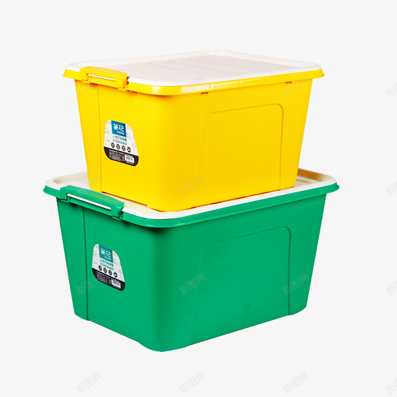 黄色绿色塑料收纳箱png免抠素材_新图网 https://ixintu.com PVC材料 塑料制品 塑料收纳箱 实物图 家庭用品 平面设计 车载用品
