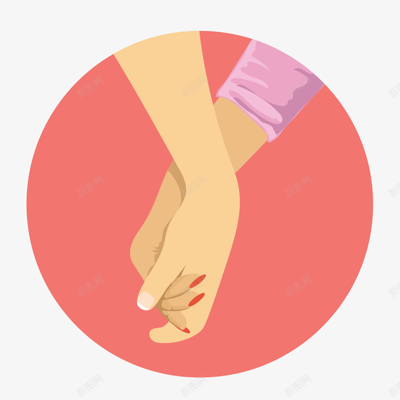 情人节约会牵手标图矢量图图标eps_新图网 https://ixintu.com 免抠图PNG 图标 情人节 牵手 约会 矢量图