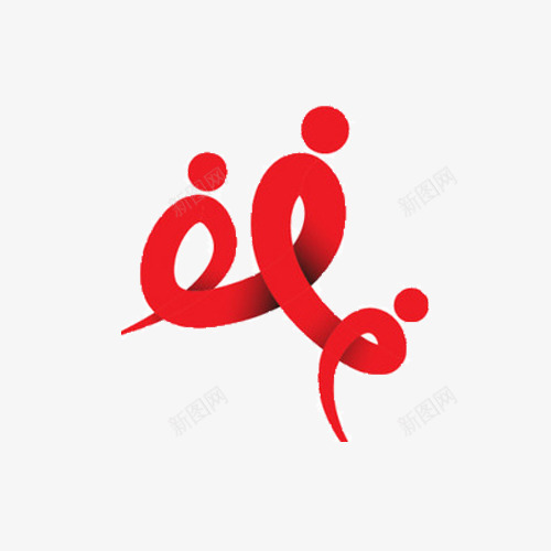 团结合作图标png_新图网 https://ixintu.com 协作 团结协作 标志 激励 红色