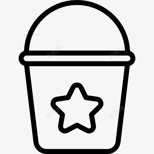 斗图标png_新图网 https://ixintu.com 工具和器具 桶 油漆桶 罐