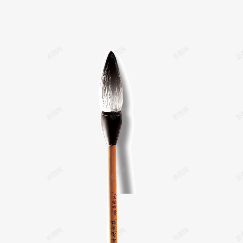 毛笔中国风png免抠素材_新图网 https://ixintu.com 中国文化 中国风 古典 墨水 文具 文房四宝 毛笔
