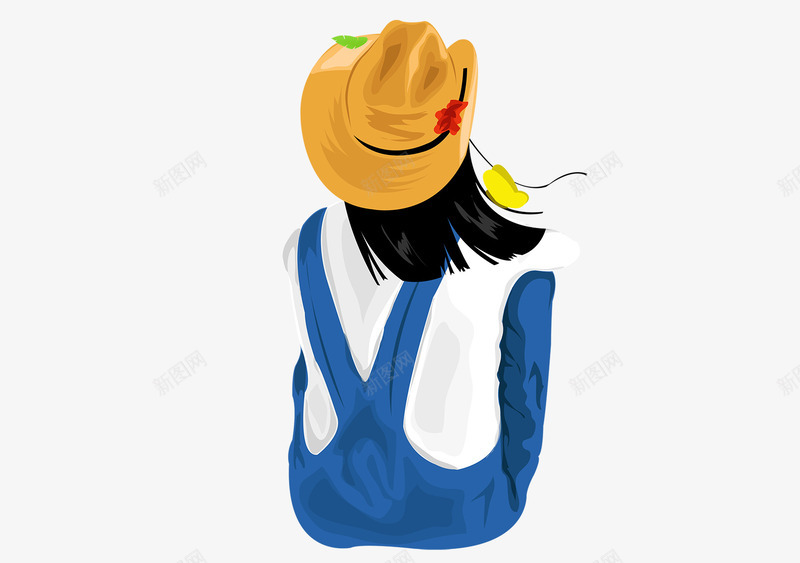 手绘人物插画女孩踏青户外坐着背png免抠素材_新图网 https://ixintu.com 人物插图 坐着 坐着的小朋友 女孩 户外 手绘 手绘人物插画女孩踏青户外坐着背影免费下载 插画 春天远足 背影 踏青