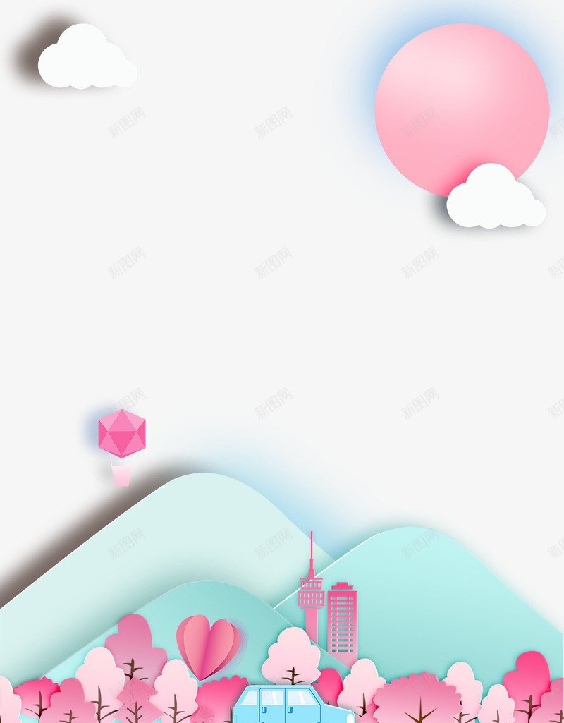 七夕情人节梦幻折纸边框psd免抠素材_新图网 https://ixintu.com love 七夕情人节 七夕活动 七夕海报 情人节海报 情侣约会 折纸边框