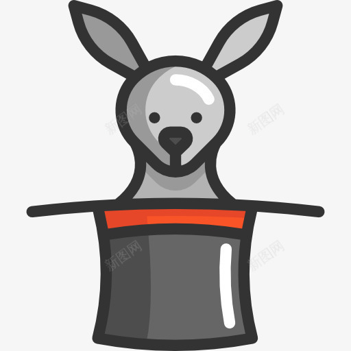 魔术师图标png_新图网 https://ixintu.com 兔 嘉年华游乐场 娱乐 马戏团 魔法 魔法师