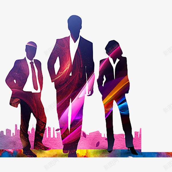 创业合伙人png免抠素材_新图网 https://ixintu.com 创业合伙人 卡通 大学生就业 彩色 手绘 水彩
