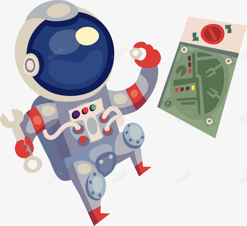 卡通创意星球坐标人物插画png免抠素材_新图网 https://ixintu.com 九大行星 卡通宇航员 坐标 太空 太阳系 宇宙 宇航员 星球 星球坐标