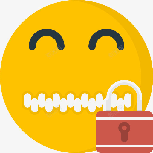 秘密图标png_新图网 https://ixintu.com 笑脸 表情 表情符号的秘密