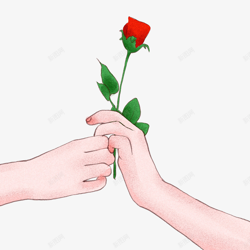 情侣情人节表白玫瑰花psd免抠素材_新图网 https://ixintu.com 双手 情人节 情侣 情侣情人节表白玫瑰花 牵手 玫瑰花 表白