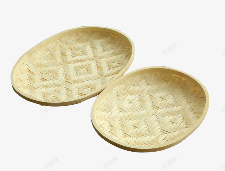 家用洗菜沥水筐png免抠素材_新图网 https://ixintu.com 产品实物 家用洗菜沥水筐 田园风 竹制品 竹子框 竹簸箕 竹编筐