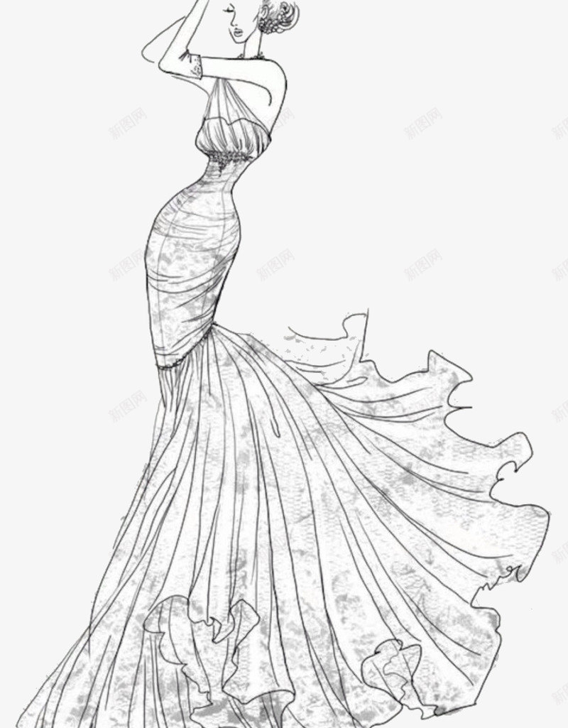 婚纱png免抠素材_新图网 https://ixintu.com 倩影 免扣png 婚纱 婚纱促销 婚纱展板 婚纱摄影 情人节宣传海报展架 白色 简约 美女