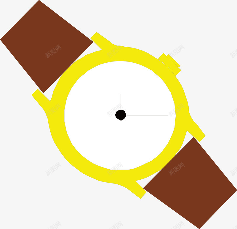 创意手表png免抠素材_新图网 https://ixintu.com 卡通手绘 卡通水彩画 工具 手表 时钟 时间 表 装饰图案