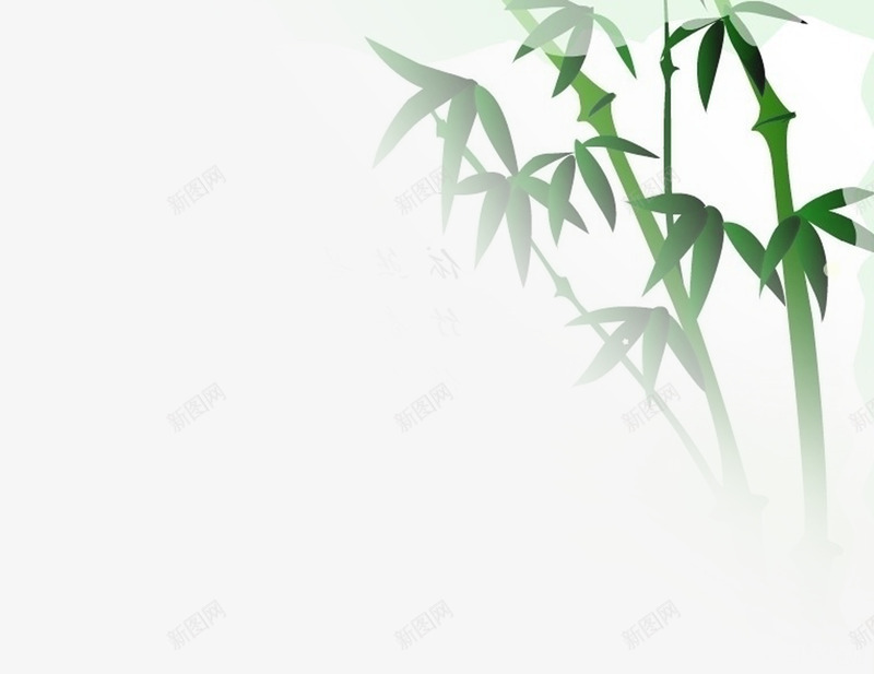 绿色卡通艺术竹子png免抠素材_新图网 https://ixintu.com 卡通 竹子 绿色 艺术