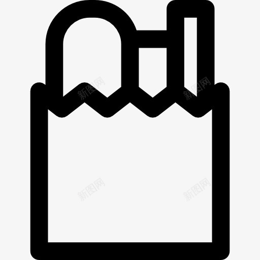杂货图标png_新图网 https://ixintu.com grocery 商务 杂货店 超市 面包袋 食品