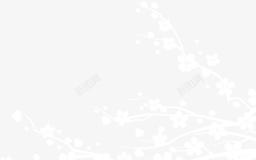 白色梅花花枝背景七夕情人节png免抠素材_新图网 https://ixintu.com 七夕 情人节 梅花 白色 背景 花枝