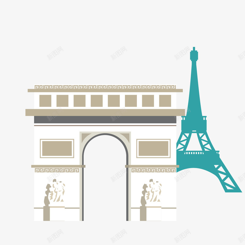 案出境旅游度假出国png免抠素材_新图网 https://ixintu.com 出国 出境 出境游 图案 度假