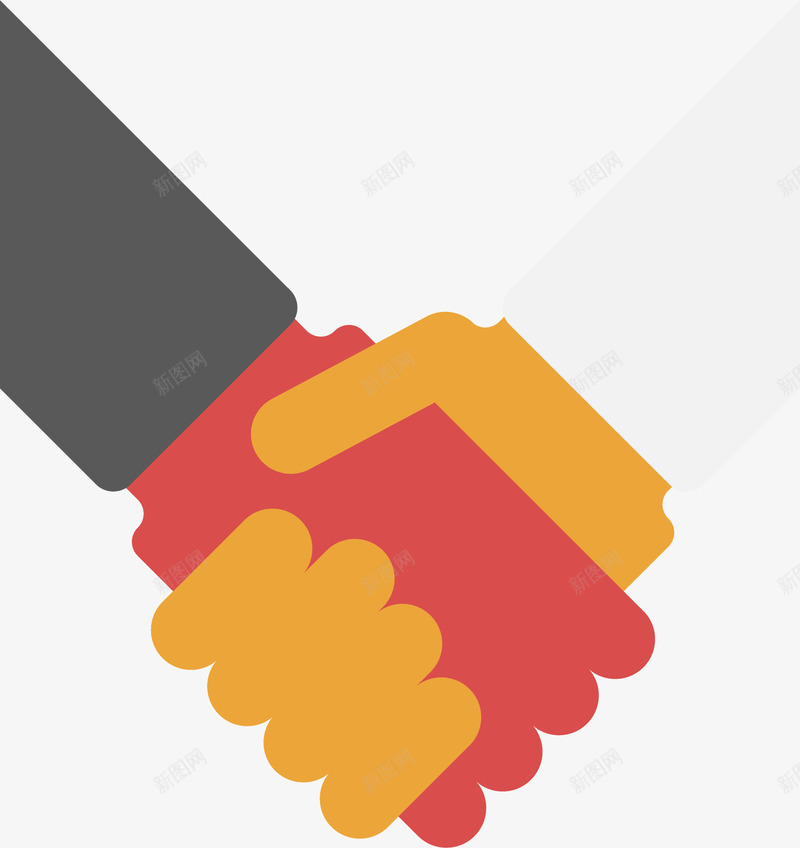 房产中介合作握手矢量图ai免抠素材_新图网 https://ixintu.com 中介 合作握手 房产中介 矢量素材 矢量图