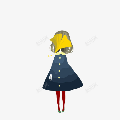 唯美手绘人物插画png免抠素材_新图网 https://ixintu.com 人物 唯美 女孩 小清新 手绘 插画 水彩