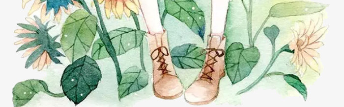 唯美手绘人物插画png免抠素材_新图网 https://ixintu.com 小清新 少女 手绘 插画 文艺 水彩