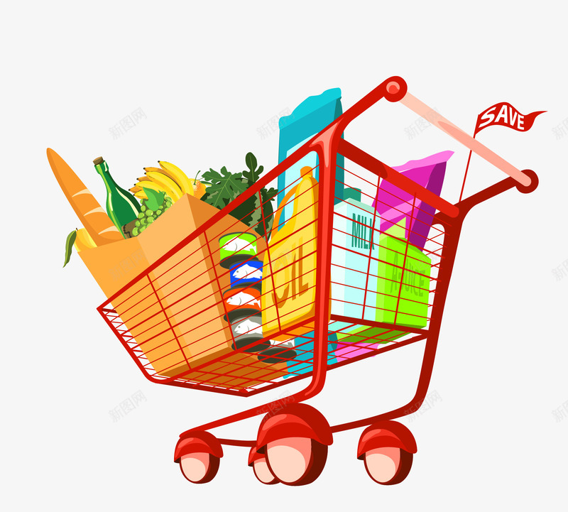 卡通手绘大型超市矢量图图标eps_新图网 https://ixintu.com 二手商品 卡通手绘 商超 图案图标 大型超市 手绘跳蚤市场 矢量图 超市 超级市场