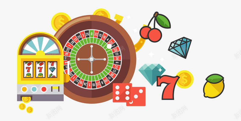 游戏合集png免抠素材_新图网 https://ixintu.com 标靶 水果 水果机 金币