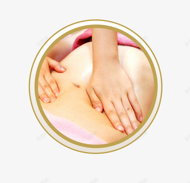 推背开背按摩png免抠素材_新图网 https://ixintu.com 中医 养生 开背 按摩 推背 秋季养生