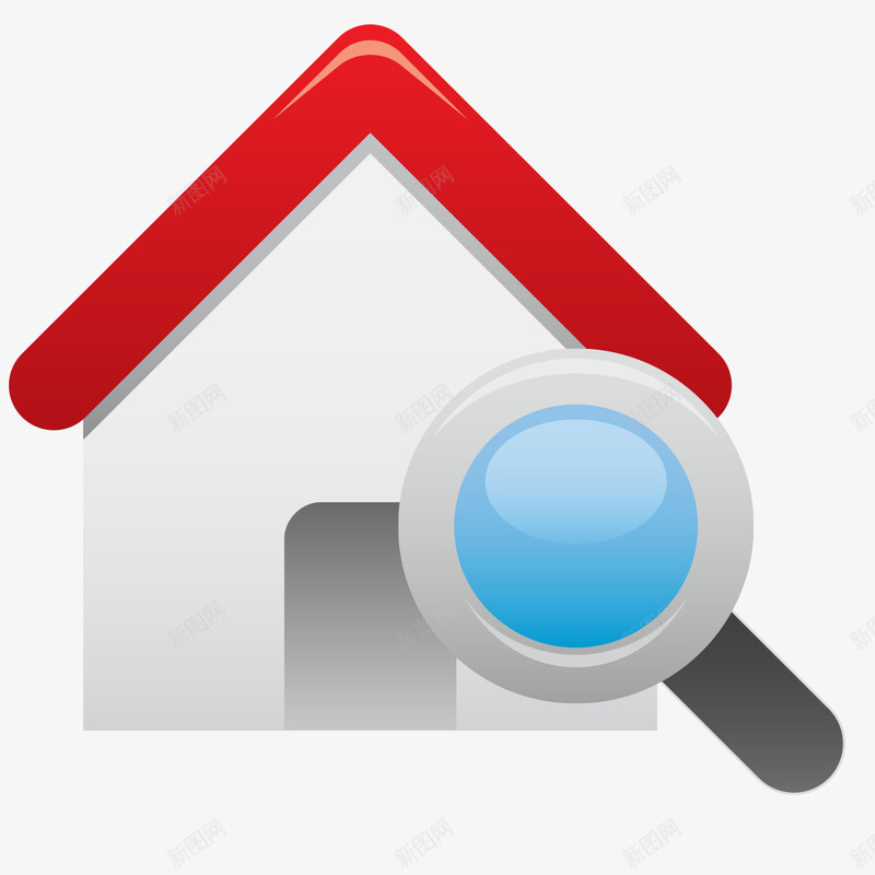 房子搜索框png免抠素材_新图网 https://ixintu.com 房子 房屋 搜索 搜索框