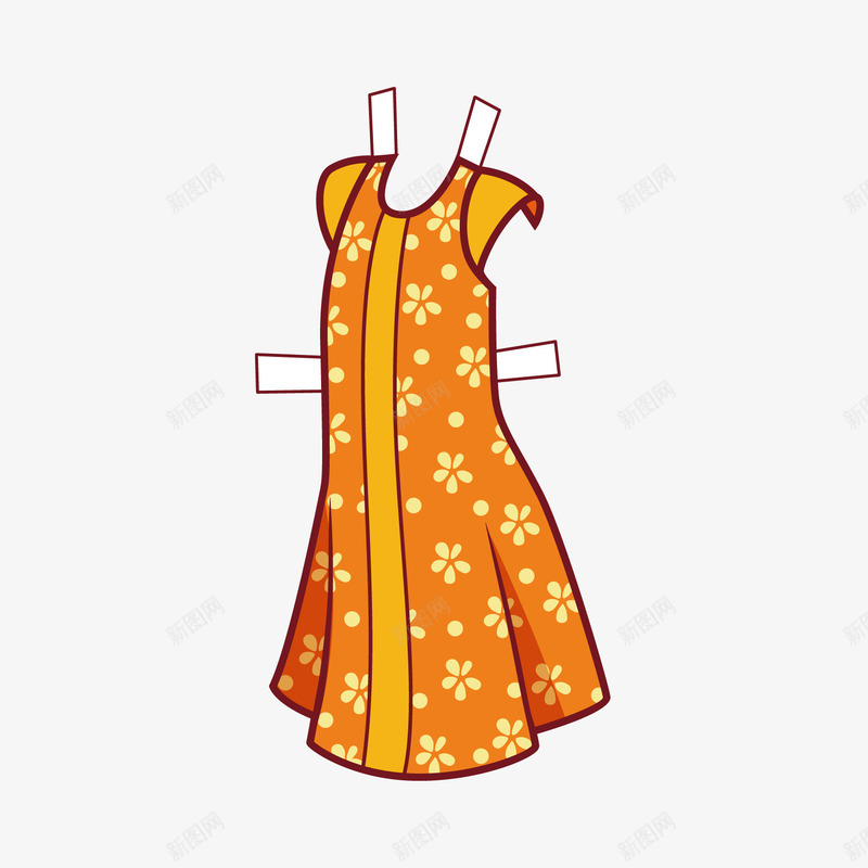 裙子png免抠素材_新图网 https://ixintu.com 元素 卡通 女生 衣服 裙子 连衣裙
