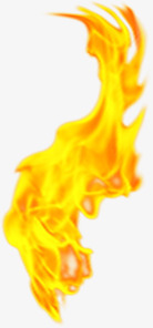金色手绘火焰七夕情人节png免抠素材_新图网 https://ixintu.com 情人 火焰 金色