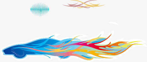 创意汽车车贴矢量图ai免抠素材_新图网 https://ixintu.com 创意 彩虹 汽车 车贴 矢量图