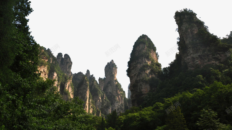 张家界国家森林公园六png免抠素材_新图网 https://ixintu.com 名胜古迹 旅游风景 著名建筑