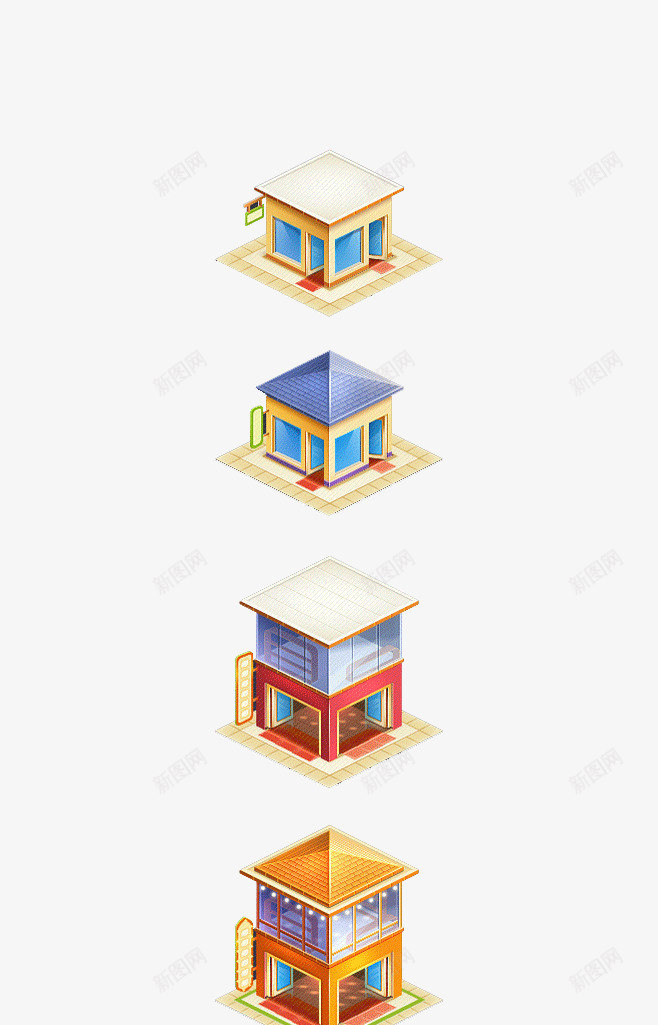 房屋png免抠素材_新图网 https://ixintu.com 住宅 创意房子 卡通房子建筑 地产手绘 建筑 房子 房屋 欧式建筑