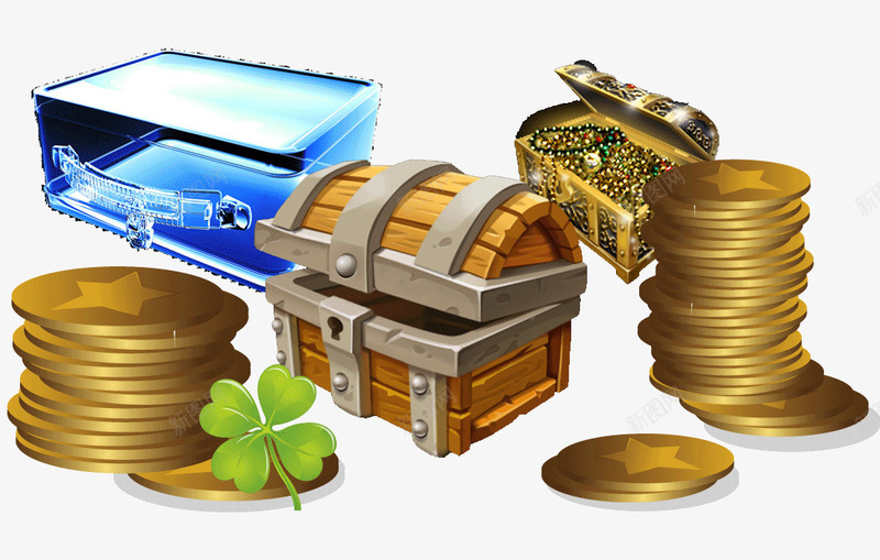 宝箱合集png免抠素材_新图网 https://ixintu.com 宝箱素材 开宝箱 矢量宝箱 矢量宝箱素材 行李箱