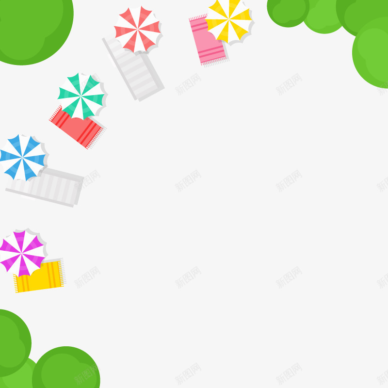 躺椅png免抠素材_新图网 https://ixintu.com 伞 度假 高清