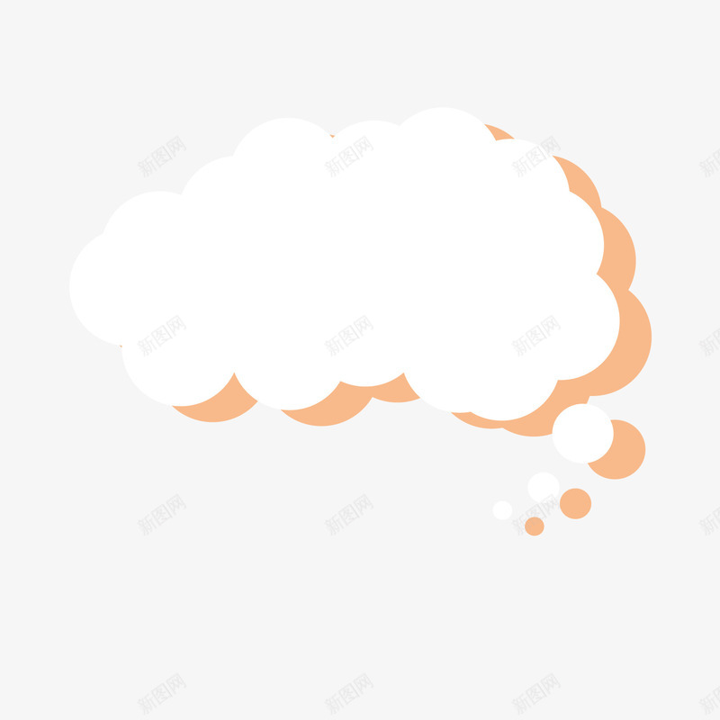白色卡通对话框png免抠素材_新图网 https://ixintu.com 卡通对话框 卡通气泡 文案 文案背景 白色对话框 背景装饰