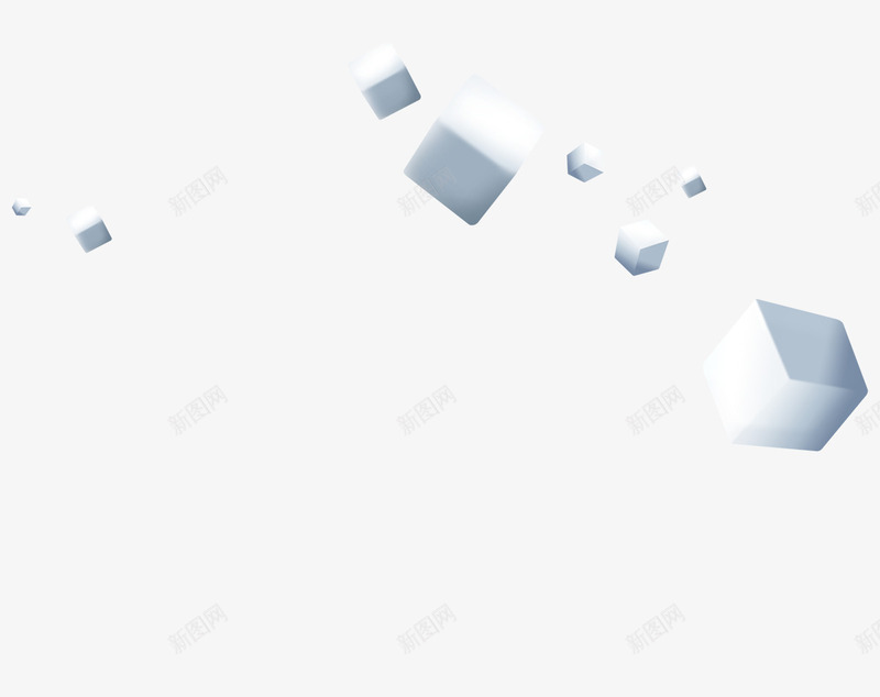 三维科技方块png免抠素材_新图网 https://ixintu.com PPT 创意 方块 科技