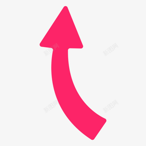 粉色向上箭头图标png_新图网 https://ixintu.com 向上 指引方向 指示标识 方向感 箭头 粉色