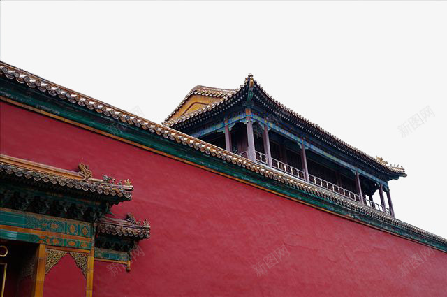 小荷才露尖尖角景png免抠素材_新图网 https://ixintu.com 中国风 屋檐角 建筑 檐角 红色 装饰 设计