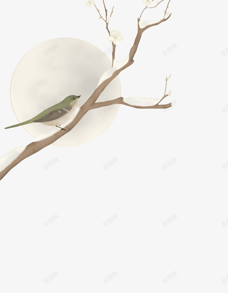 正月十五的月亮png免抠素材_新图网 https://ixintu.com 元宵节 情人节 春天 春季 节日素材