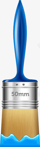 油漆刷蓝色的paintbrushesicons图标png_新图网 https://ixintu.com blue brush paint 刷 油漆 蓝色的