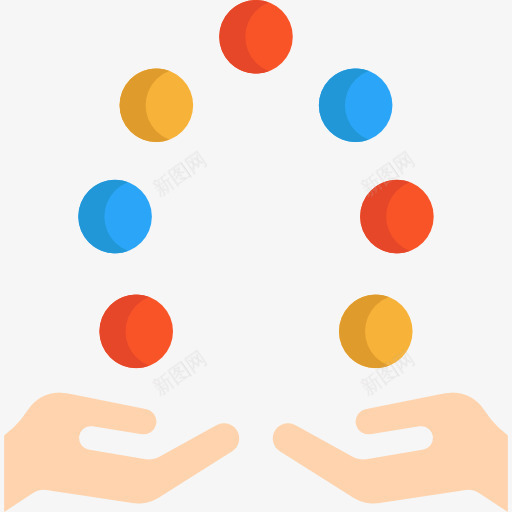 杂耍图标png_新图网 https://ixintu.com 一方面 娱乐 杂耍马戏团 球 社会