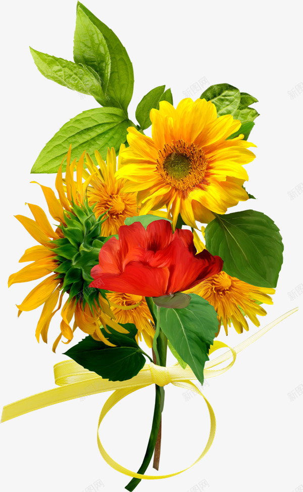 卡通装饰花草线描png免抠素材_新图网 https://ixintu.com 庆典花卉 庆典花草 植物花草素材 花卉图片 花草背景素材 鲜花花卉