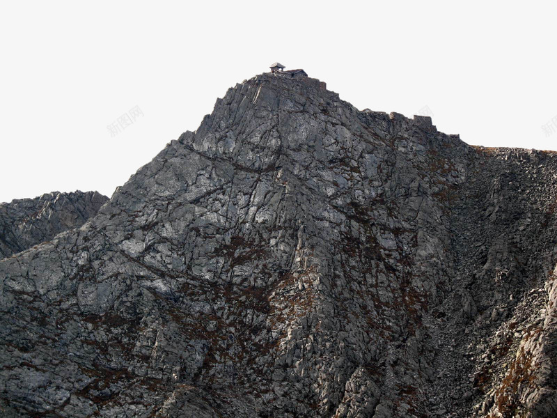 山峰尖上的小古亭png免抠素材_新图网 https://ixintu.com 国家森林公园 太白山 山峰 山脉 旅游景点 树木 自然 风景