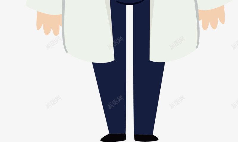 可爱长发女医生png免抠素材_新图网 https://ixintu.com 医疗 医疗工作者 听诊器 女医生 白大褂 矢量png